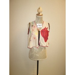 GILET BEIGE FEMME