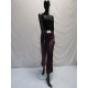 PANTALON SATIN VIOLET FEMME