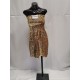 Robe bustier Pampilles or et argent