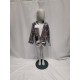 Veste costume enfant argentée jazz