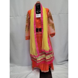 ROBE INDIENNE FEMME AVEC FOULARD