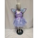 ROBE PAPILLON ENFANT VIOLET