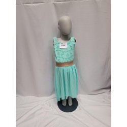 ROBE TURQUOISE ENFANT