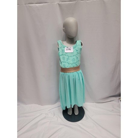 ROBE TURQUOISE ENFANT
