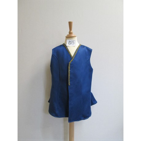 GILET BLEU FEMME