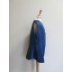 GILET BLEU FEMME