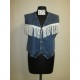 GILET JEAN ET FRANGES HOMME