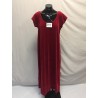 ROBE LONGUE BORDEAUX FEMME