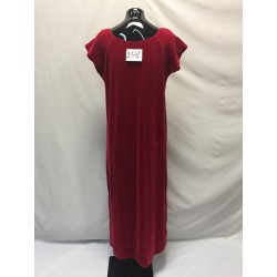 ROBE LONGUE BORDEAUX FEMME