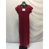 ROBE LONGUE BORDEAUX FEMME