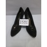 ESCARPINS NOIR TALON DOREE