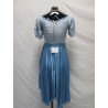 ROBE BLEU A POIS