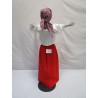 PANTALONS RAYURES ET JUPE ROUGE