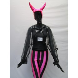 COSTUME DIABLESSE ET CAPE FEMME