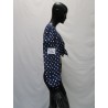 CACHE CŒUR BLEU FEMME