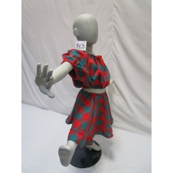 ENSEMBLE À DAMIER FILLE