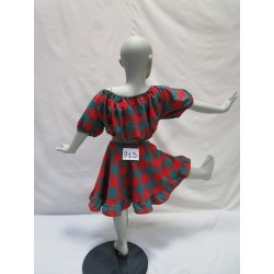 ENSEMBLE À DAMIER FILLE