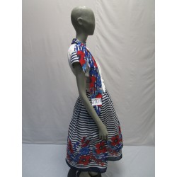 Ensemble Gaultier  jupe à fleurs
