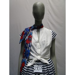 Ensemble Gaultier  jupe à fleurs