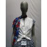 Ensemble Gaultier  jupe à fleurs