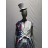 Ensemble Gaultier  jupe à fleurs