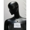 COLLIER PERLE STRASS ARGENT