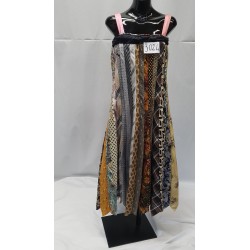 ROBE CRAVATE MULTICOLORE