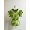 BLOUSE VERTE FEMME