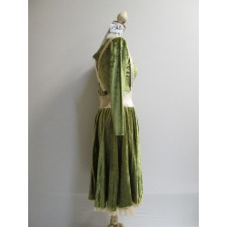 ROBE  EN VELOURS FILLE