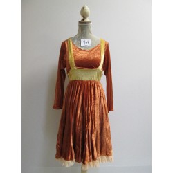 ROBE  EN VELOURS FILLE