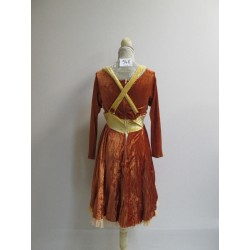 ROBE  EN VELOURS FILLE