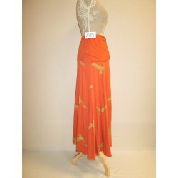 JUPE ORANGE FEMME