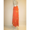 JUPE ORANGE FEMME