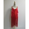 ROBE A FRANGES FEMME