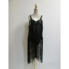 ROBE A FRANGES FEMME