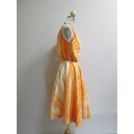 ROBE ORANGE FEMME