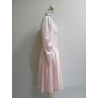 ROBE SATINEE ROSE FEMME