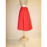 JUPE ROUGE FEMME