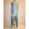PANTALON BLEU FEMME