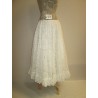 JUPE BLANCHE FEMME
