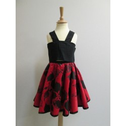 JUPE ROUGE ENFANT