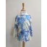 TEE-SHIRT FLEURI FILLE