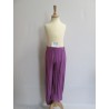 PANTALON VIOLET FILLE