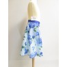 JUPE FLEURIE BLEUE FILLE