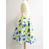 JUPE FLEURIE JAUNE FILLE