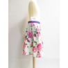 JUPE FLEURIE VIOLETTE FILLE