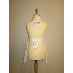 TABLIER BLANC FILLE