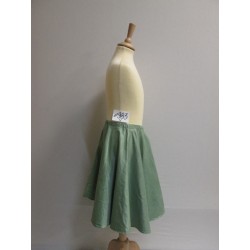 JUPE VERTE FILLE