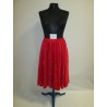 JUPE ROUGE FEMME