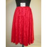 JUPE ROUGE FEMME